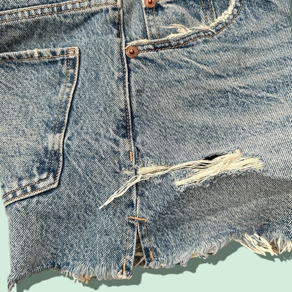 NWT Zara Women’s High-Rise Split Shorts Size 2 - Picture 5 of 11